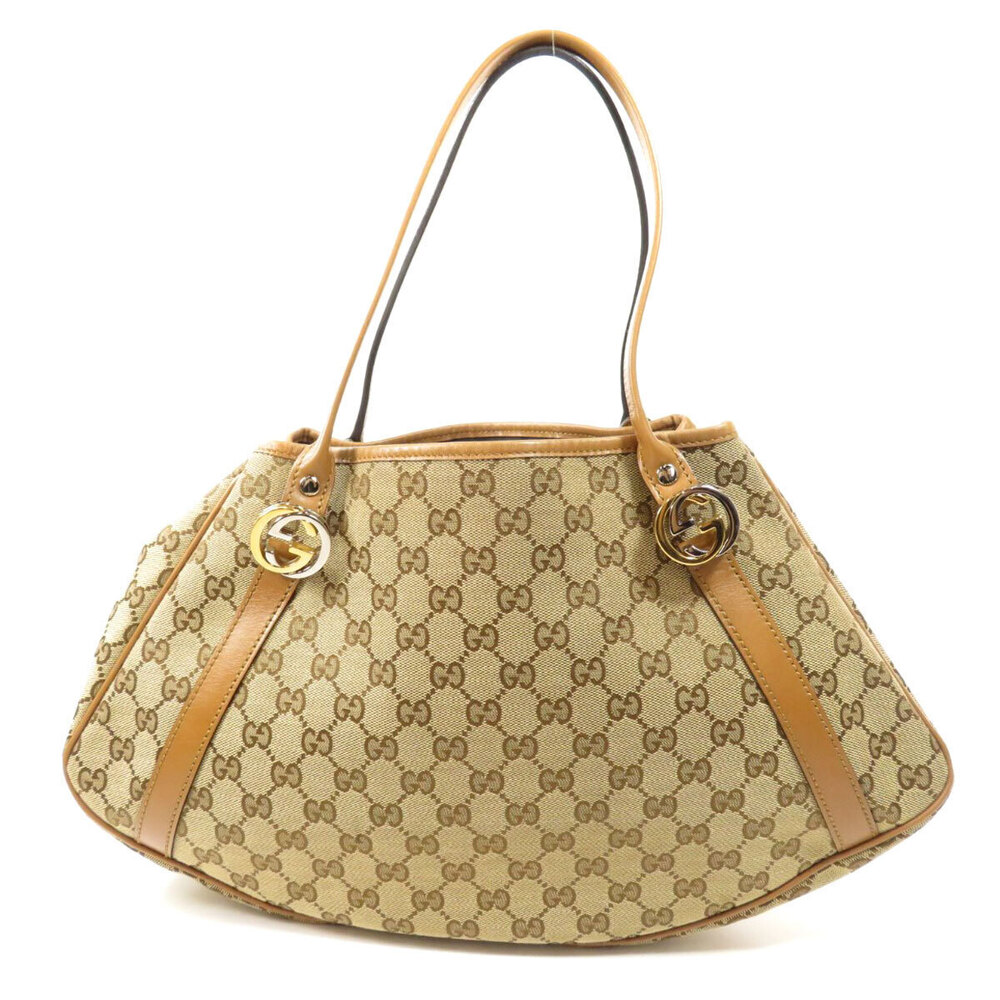 Gucci Twins Canvas bag Shoulder GG tote Brown - Picture 11 of 11